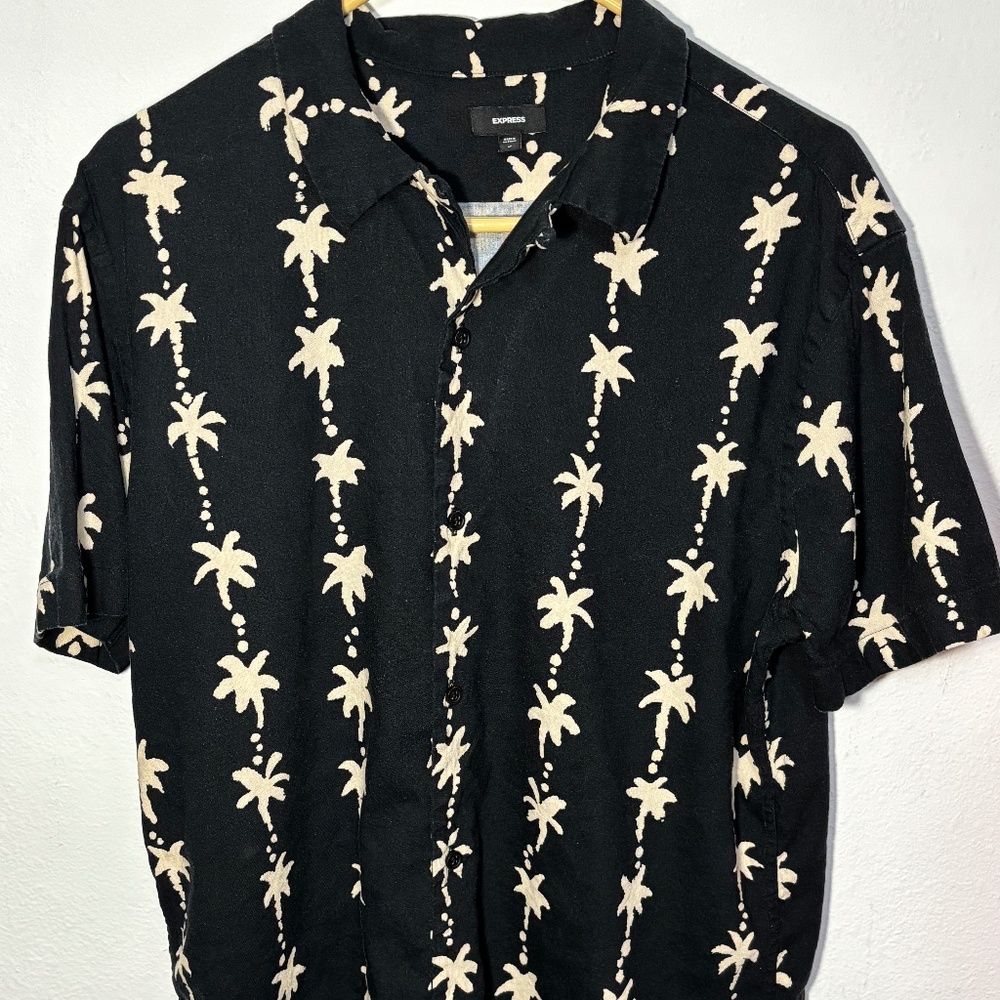 Palm Tree Button Down - image 2